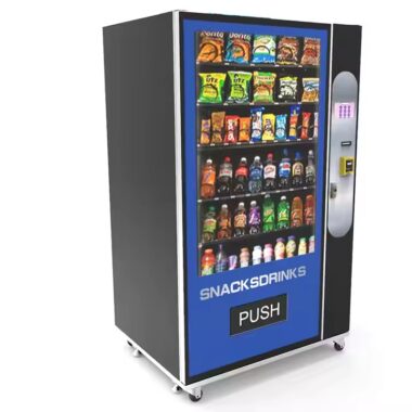 Factory direct snack vending machine with digital screen