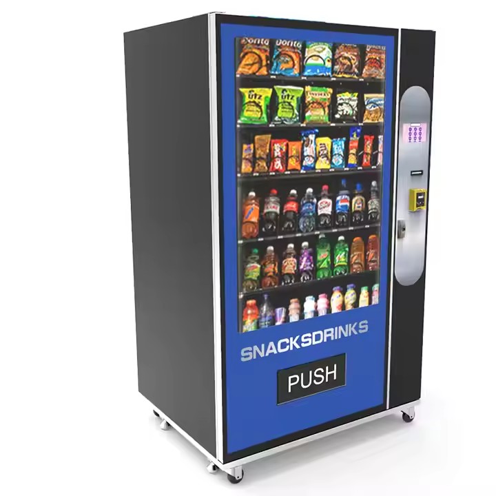 Factory direct snack vending machine with digital screen