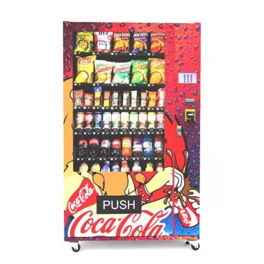 Factory direct snack vending machine with digital screen