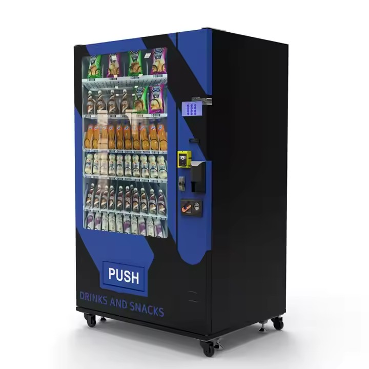 Factory direct snack vending machine with digital screen