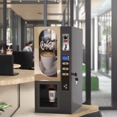 Commercial Instant Coffee Vending Machine with Touchscreen